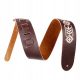 PREMIUM CRAFT Gitarrengurt aus Rindsleder mit Stickerei, Gitarrengurt aus Leder