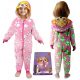  KIGURUMI-PYJAMA-EINHEIT-ANZUG LEUCHTENDES NEON PAW PATROL SKYE 110/116