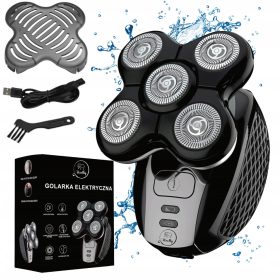    Heelly-Rasierer Herrenrasierer zum Rasieren von Kopf, Gesicht und Bart