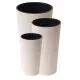  Blumentopf Lamela 57 cm x 30 x 57 cm Durchmesser 30 cm Kunststoff weiß + 2 weitere Produkte