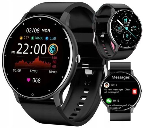  Gravity Herrenuhr SMARTWATCH SMS POLNISCHEN MENÜ MODISCHE GRAVUR