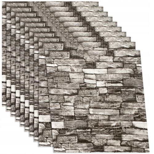 X10 PANEL 3D WANDPANEELE SELBSTKLEBENDE ZIEGEL-TAPETE WANDIMITIERUNG STEIN