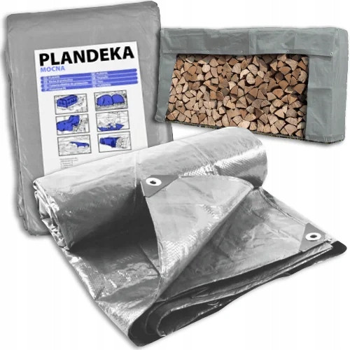 Dicke, wasserdichte und frostbeständige Planen Plane 120 g/m² 6 x 6 m