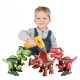  DINOSAURIER-SET FÜR SCHRAUBBOHRMASCHINE 3-tlg