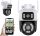 AUSSENKAMERA mit zwei ROTIERENDEN IP-DUAL-ULTRA-6Mpix-WIFI-4xZOOM-IR-Objektiven