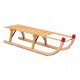  Buckelwal-Schlitten für Kinder, aus Holz, 100 cm, stark und stabil, 100 cm