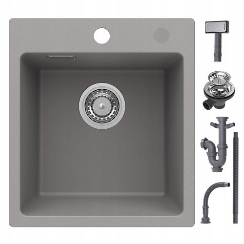 Cecipa Einbeckenspüle GRANITE Spüle Granit Grautöne