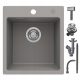 Cecipa Einbeckenspüle GRANITE Spüle Granit Grautöne