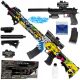  Gewehr Skleplolki GUN GEL BALLS 2IN1 LASER + Stickerbuch, Comic Sklep_lolki