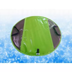    Weicher Gleitschlitten – 60 cm. PVC + Füllstoff Grau/Grün