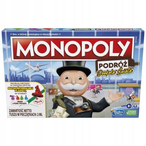  Hasbro Monopoly Trip Around the World Brettspiel