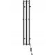  MEXEN PINO ELEKTROHEIZKÖRPER MIT AUFHÄNGER 1405 x 242 MM SCHWARZ 200 W