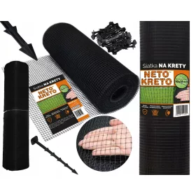  Starkes Maulwurfnetz 1,5x100m + Heringe 50 Stk