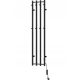  MEXEN PINO ELEKTROHEIZKÖRPER MIT AUFHÄNGER 1405 x 347 MM SCHWARZ 250 W