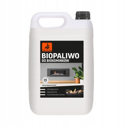 Geruchloser Biobrennstoff 5L für den Biokamin DRAGON
