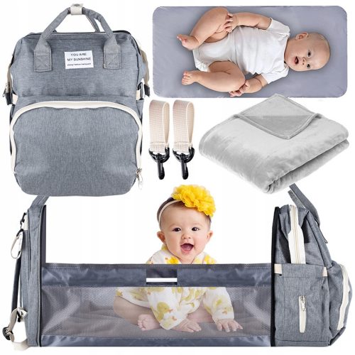  Gotel Kinderwagen-Organizer-Tasche, Mutter-Rucksack-Tasche für Kinderwagen 5 in 1