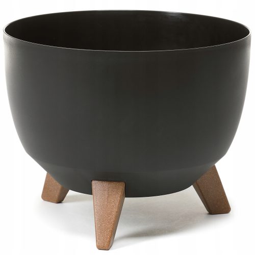  Blumentopf Lamela 29 cm x 29 x 23 cm Durchmesser 29 cm Kunststoff schwarz