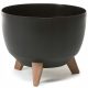  Blumentopf Lamela 29 cm x 29 x 23 cm Durchmesser 29 cm Kunststoff schwarz