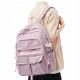  Schulrucksack mit mehreren Fächern Lilatöne 20 l