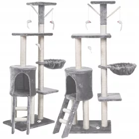    Hoher Kratzbaum, Bett, Kratzmatten, Kratzbaum, Enderturm 101 - 160 cm