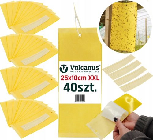  GELBE SCHIEBESCHIEBE FÜR GEWÄCHSHÄUSER FÜR SCHÄDLINGE 40 STÜCK XXL