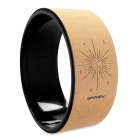  SPOKEY Kork-Trainingsrad für Fitness-Yoga-Übungen