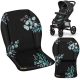 Doppelseitiger, hydrophober, weicher Lionelo Seatliner-Kinderwageneinsatz