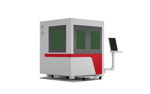 Kleine Faserlaser-2000-W-SYREX-Schneidemaschine