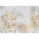 FOTOTAPETE PALMENBLÄTTER BETON GRAU LOFT HINTERGRUND 350x256 bA-10175-aa
