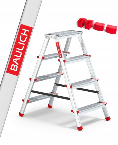 Baulich Leiter 2,81 m Aluminium bis 125 kg