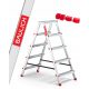Baulich Leiter 3,02 m Aluminium bis 125 kg