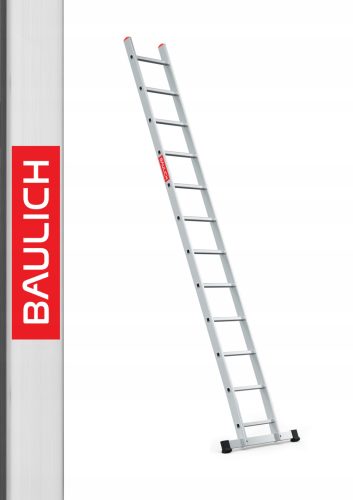Baulich Leiter 4,24 m Aluminium 1 x 12 bis 150 kg
