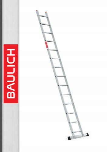 Baulich Leiter 4,75 m Aluminium 1 x 14 bis 150 kg