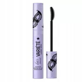    Eveline Cosmetics Variete Lashes Show Let's Twist Mascara, Schwung- und Volumen-Mascara in Schwarz, 10 ml