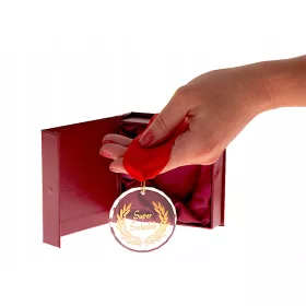  Gravierte Medaille, tolles Valentinstagsgeschenk + Etui