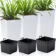  Prosperplast Blumentopf 32,5 cm x 32,5 x 61 cm Kunststoff weiß