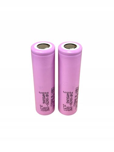  Samsung 18650 3500 mAh Lithium-Ionen-Akku 2 Stk.