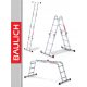 Baulich Leiter 4,34 m Aluminium 1 x 12 bis 150 kg