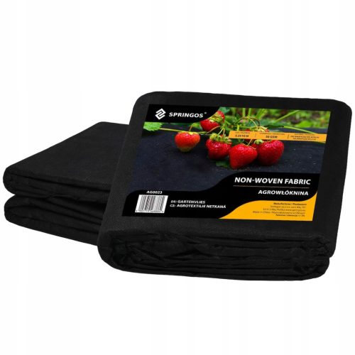  Agrotextil-Mulchmittel (Anti-Unkraut) Springos schwarz 320 x 1000 cm 50 g/m²