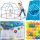  KREATIV-SET, STROHHALME, BIG BLOCKS für Kinder, ZELTBASIS 68