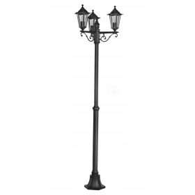  Eglo E27 Lichtmast 192 cm schwarz