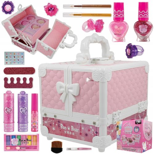  BOX-KOSMETIK FÜR EIN MÄDCHEN-NAGEL-MAKE-UP-MAKE-UP-GESCHENKSET