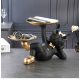 Dekorative Figuren und Skulpturen für zu Hause Französische Bulldogge-Skulptur-Sparschwein