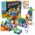  MAGNETISCHE BAUSTEINE PUZZLE LEUCHTENDE MAGNETBLOCKSCHIENE 75 Teile