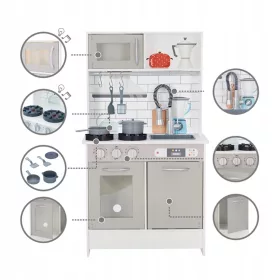  Holzküche für Kinder Ikonka KX6284