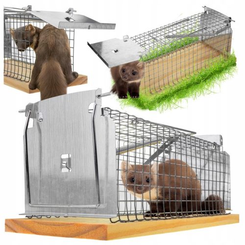  Falle gegen Marder, Mäuse und Ratten + Weihnachtsaufkleber für Geschenke SANTA Weihnachtsmix 1 Stk