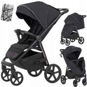  Bravo 2023 CRL-5515 Jet Black Kinderwagen