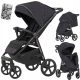  Bravo 2023 CRL-5515 Jet Black Kinderwagen