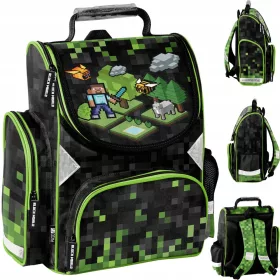  SCHULTASCHE FÜR EINEN JUNGEN WORLD OF PIXELS BLOCKS