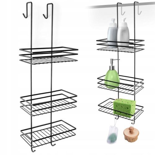Orion Badezimmerregal 569002 78,5 x 25 x 20 cm schwarz